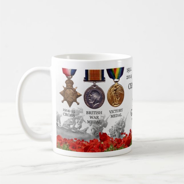 Das große Kriegsjahrhundert Kaffeetasse (Links)