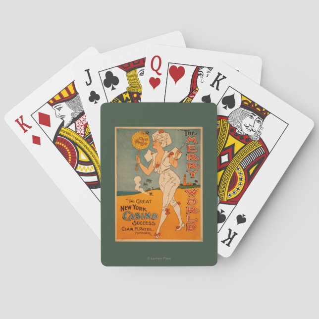 Das große New- Yorkkasino-Erfolgs-Theater Spielkarten (Rückseite)