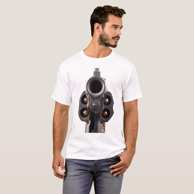 Das große Polizei-spezielle Revolver-T-Shirt der T-Shirt (Vorne ganz)