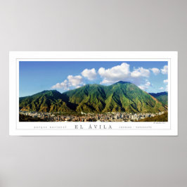 Das große Poster des El Ávila Nationalparks -