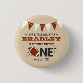 Das große Problem | Fußball 1. Geburtstag Button