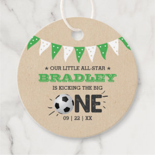 Das große Problem   Fußball 1. Geburtstag Geschenkanhänger