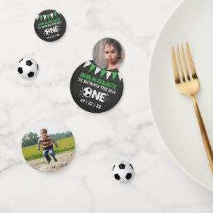 Das große Problem   Fußball 1. Geburtstag Konfetti