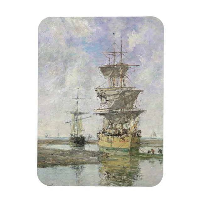 Das große Schiff, 1879 (Öl auf Leinwand) Magnet (Vertikal)
