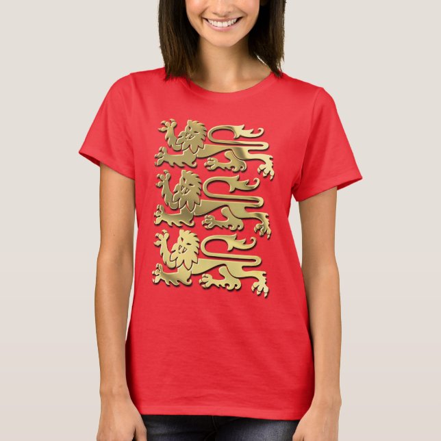Das große Siegel König Richard I von England T-Shirt (Vorderseite)