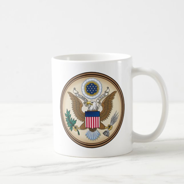 Das große Siegel (ursprünglich) Kaffeetasse (Rechts)