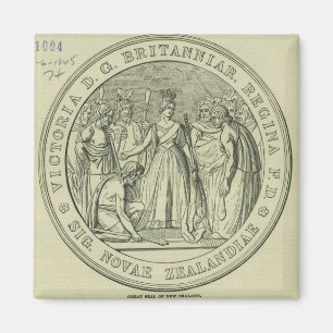 Das große Siegel von Neuseeland Magnet