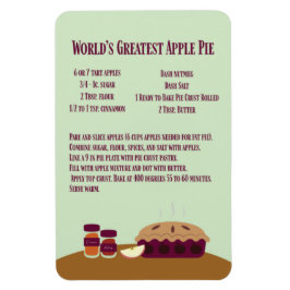 Das größte Apple Pie Rezept der Welt Magnet