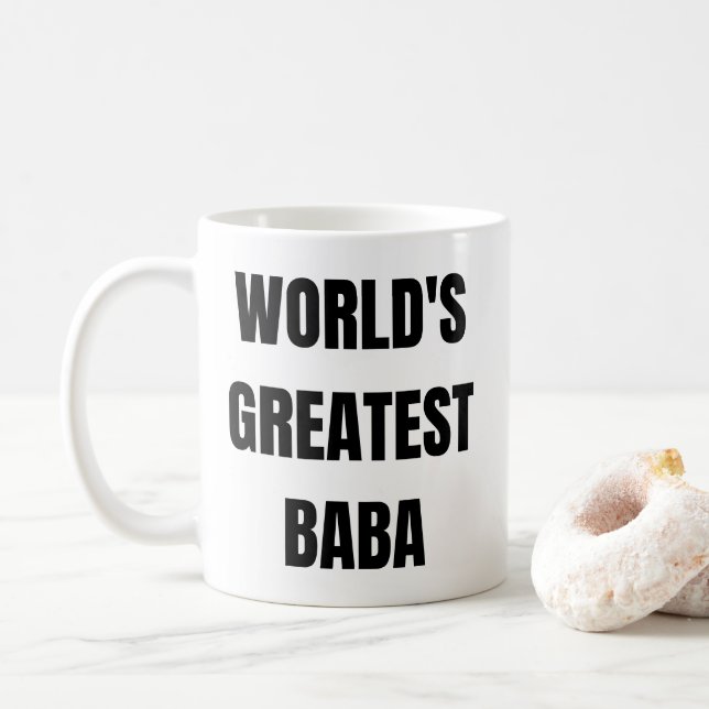 Das größte Baba-Geschenk der Welt für den arabisch Kaffeetasse (Mit Donut)