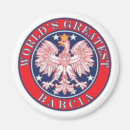 Das größte Babcia der Welt Magnet