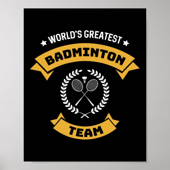 Das größte Badminton-Team der Welt Poster (Vorne)