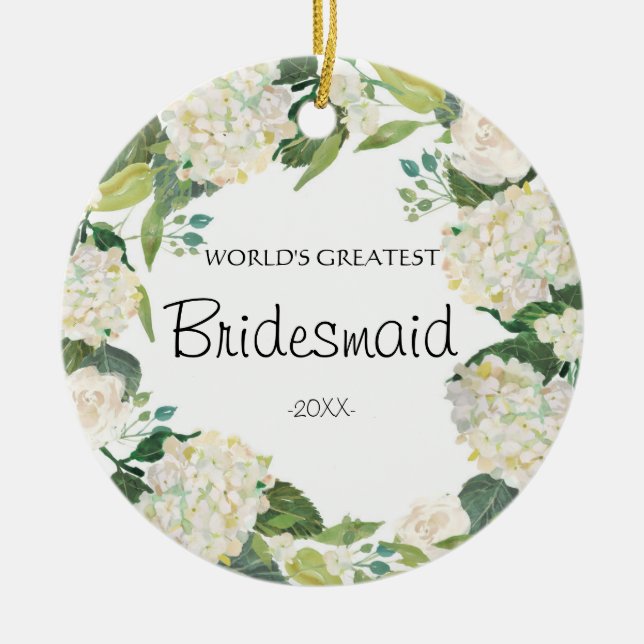 Das größte Bridesmaid-Ornament der Welt Keramik Ornament (Vorne)