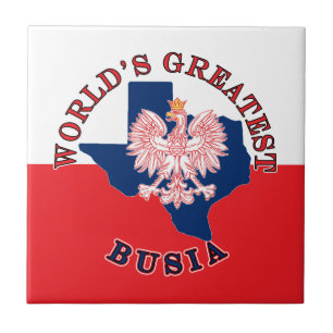 Das größte Busia der Welt Fliese
