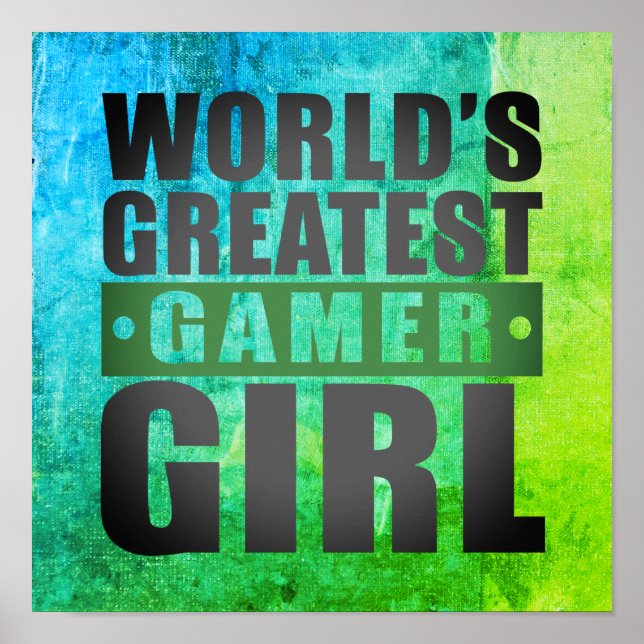 Das größte Gamer-Girl der Welt Poster (Vorne)