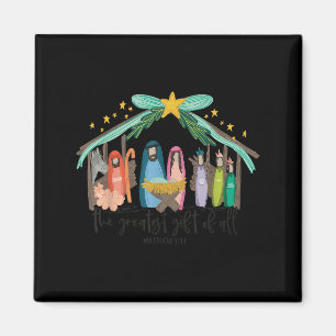 Das größte Geschenk für alle Weihnachten Jesus Geb Magnet