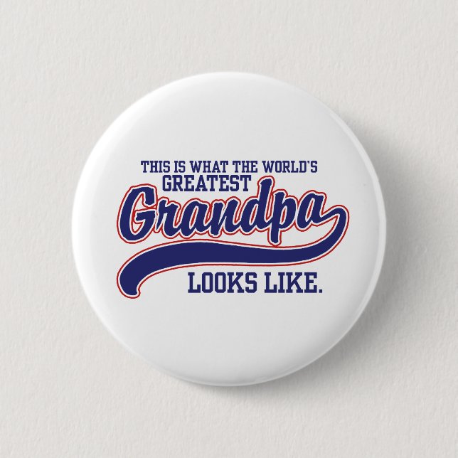 Das größte Großvater der Welt Button (Vorderseite)