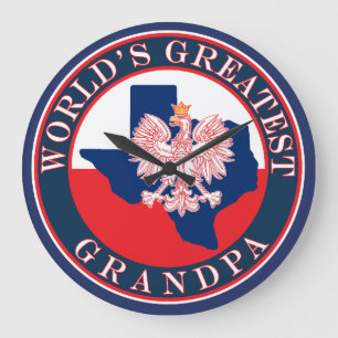 Das größte Großvater der Welt Große Wanduhr