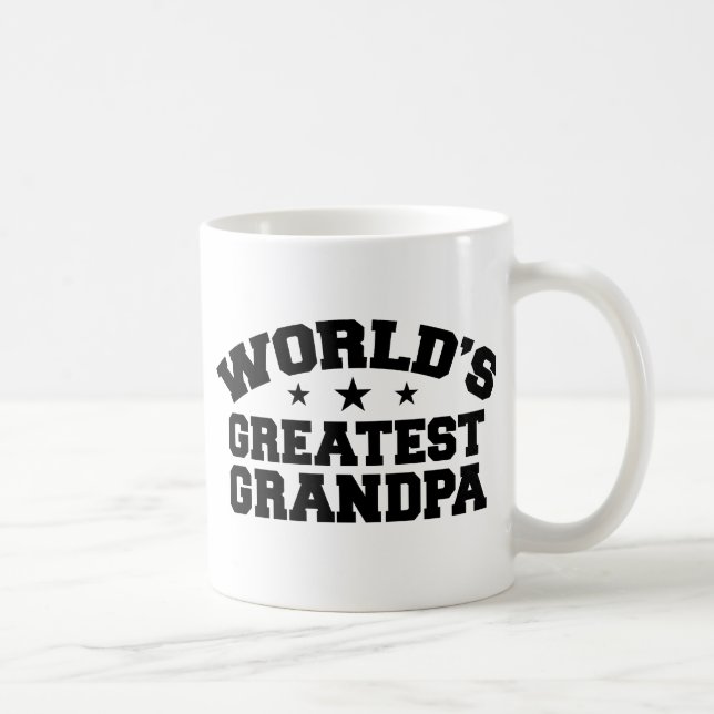 Das größte Großvater der Welt Kaffeetasse (Rechts)