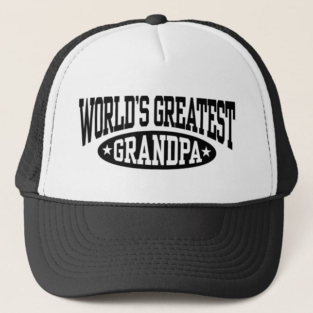Das größte Großvater der Welt Truckerkappe (Vorderseite)