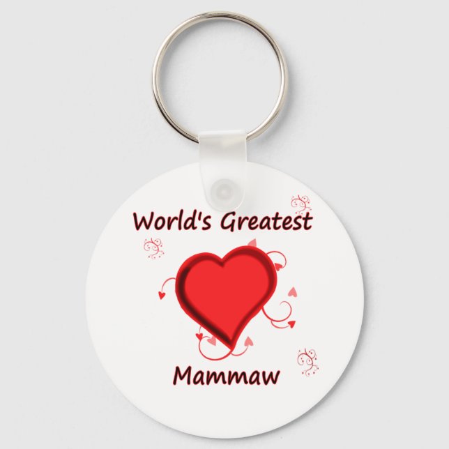 Das größte Mammaw der Welt Schlüsselanhänger (Vorderseite)