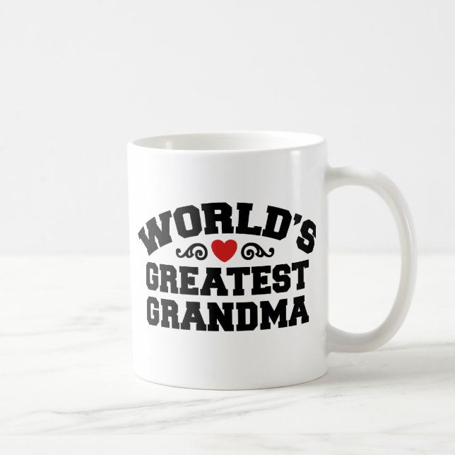 Das größte Oma der Welt Kaffeetasse (Rechts)