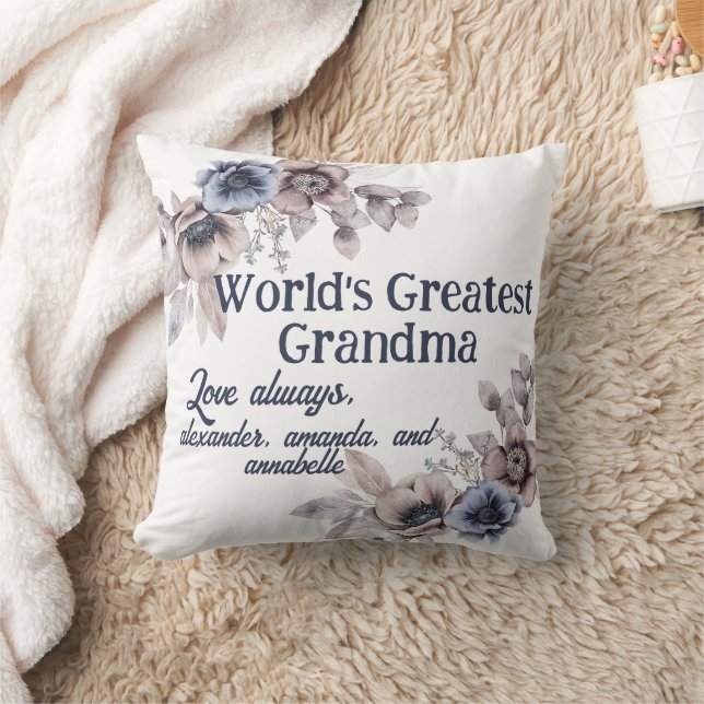 Das größte Oma-Personalisierte Keuchkissen der Wel Kissen (Decke)