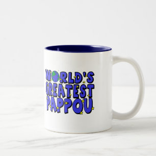 Das größte Pappou der Welt Zweifarbige Tasse
