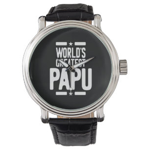 Das größte Papu-Vater-Geschenk der Welt Armbanduhr