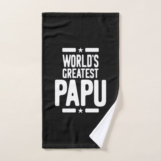 Das größte Papu-Vater-Geschenk der Welt Handtuch (Handtuch)