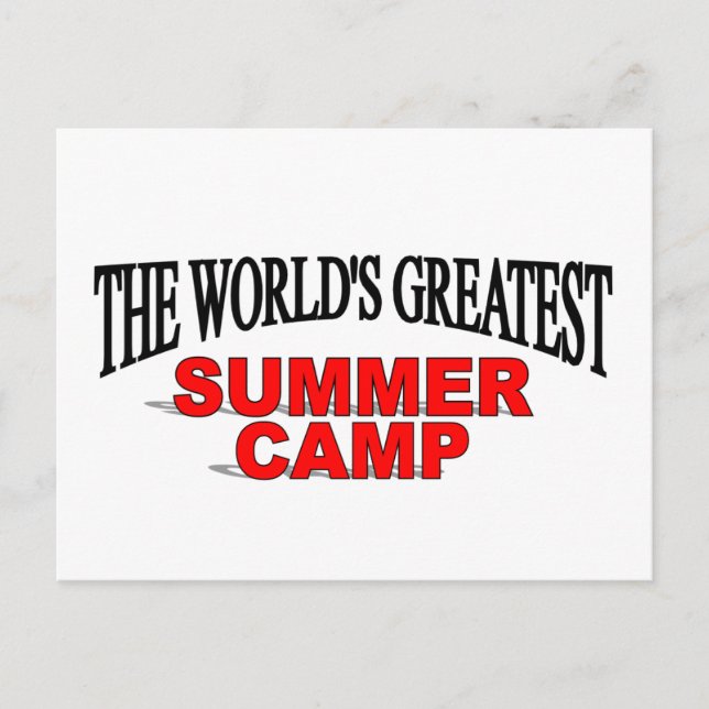 Das größte Sommerlager der Welt Postkarte (Vorderseite)