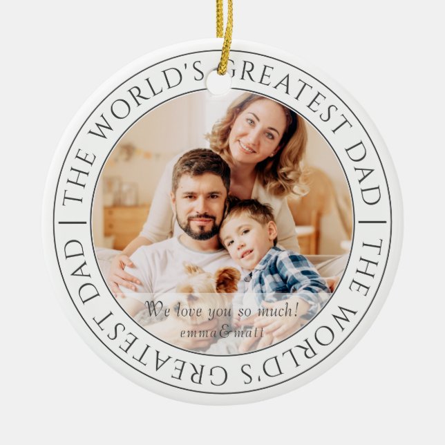 Das größte Vater des modernen klassischen Fotos de Keramik Ornament (Vorne)