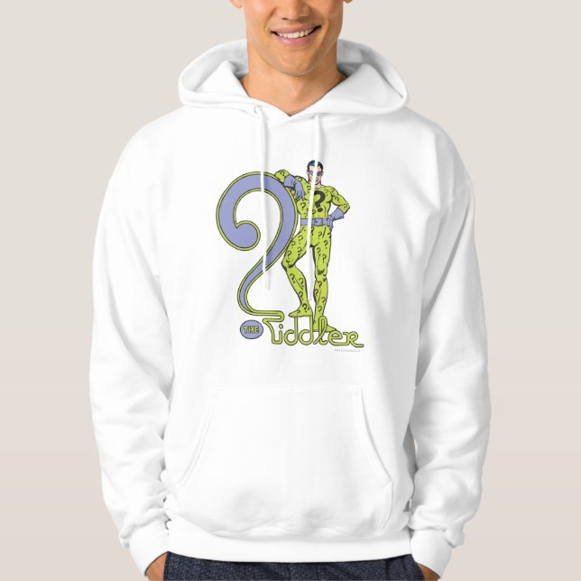 Das Grün von Riddler & Logos Hoodie (Vorderseite)