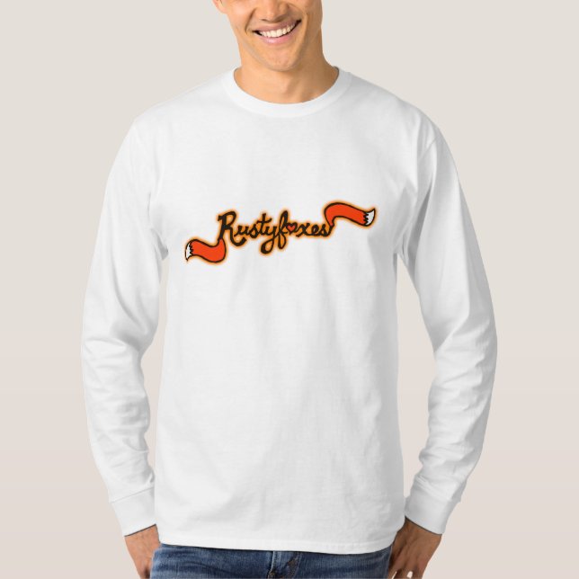 Das grundlegende Lang-Sleeved Shirt Rustyfoxes (Vorderseite)