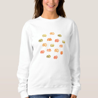 Das grundlegende Sweatshirt der Kürbis-Frauen