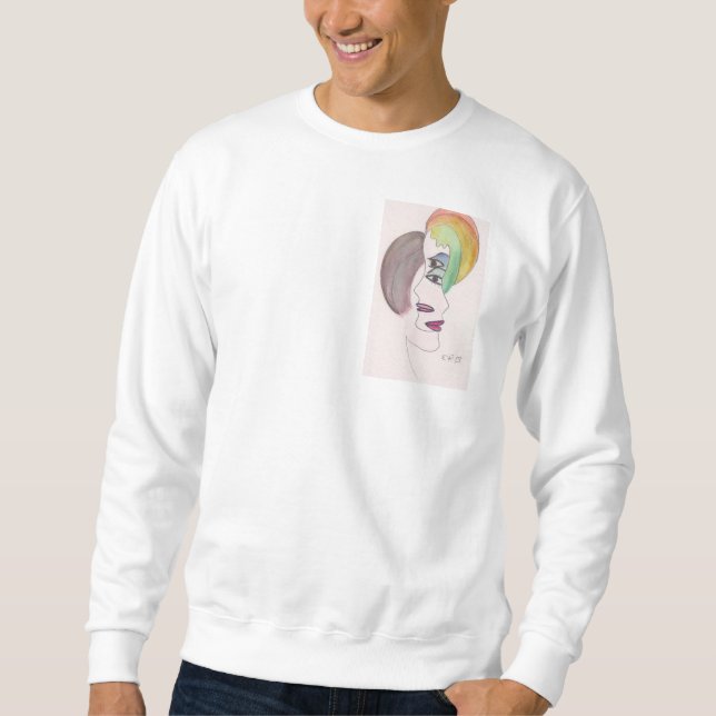Das grundlegende Sweatshirt der Männer groß (Vorderseite)