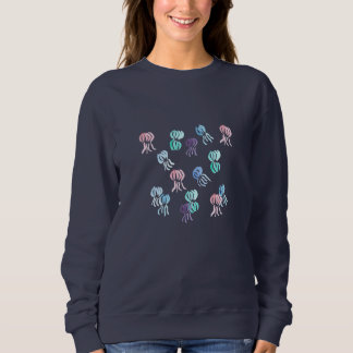Das grundlegende Sweatshirt der Quallen-Frauen