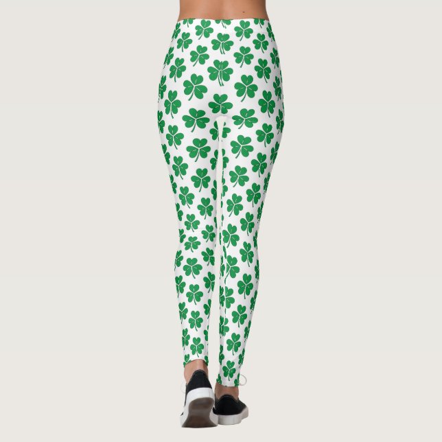 Das grüne Kleeblatt - St Patrick's Day Leggings (Rückseite)