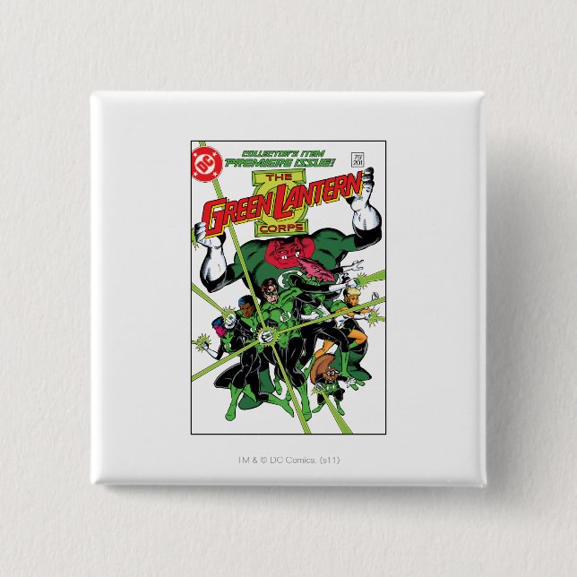 Das grüne Laternen-Korps Button (Vorderseite)