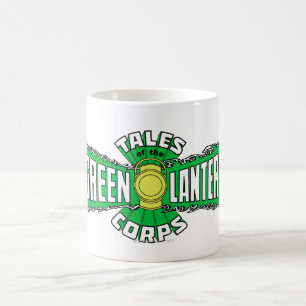 Das grüne Laternen-Korps - grünes Logo Kaffeetasse