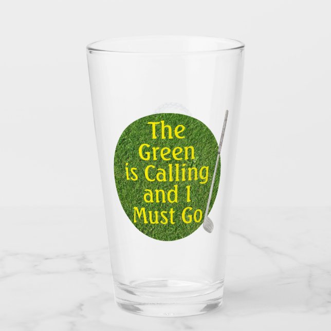Das Grüne nennt Glass Tumbler (Vorderseite)