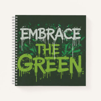 Das grüne Notebook einbinden Notizbuch