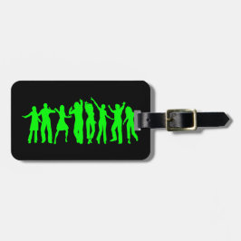 Das grüne Party Gepäckanhänger