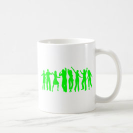 Das grüne Party Kaffeetasse