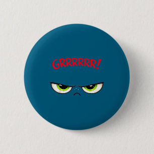 Das grüne saure Trauben-Kinderkostüm grrrrrrr Button