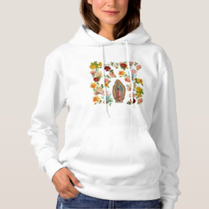 Das Guadalupe-RoseHoodie der Frauen Hoodie