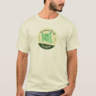 Das Guernsey-Kuh-Eiscreme-T-Shirt: Tadelloser Choc T-Shirt
