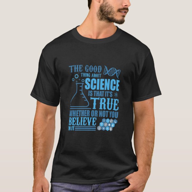 Das Gute am Shirt der Wissenschaft (Vorderseite)