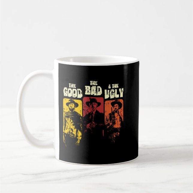Das Gute, das Schlechte, und das Helle; der hässli Kaffeetasse (Links)