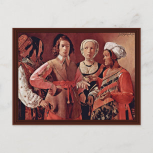 Das gute Glück von La Tour Georges de France Postkarte