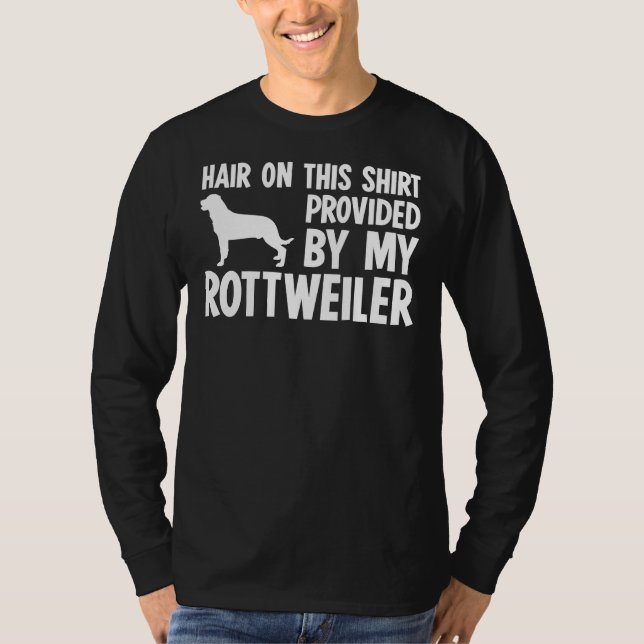 Das Haar meines Rottweilers T-Shirt (Vorderseite)